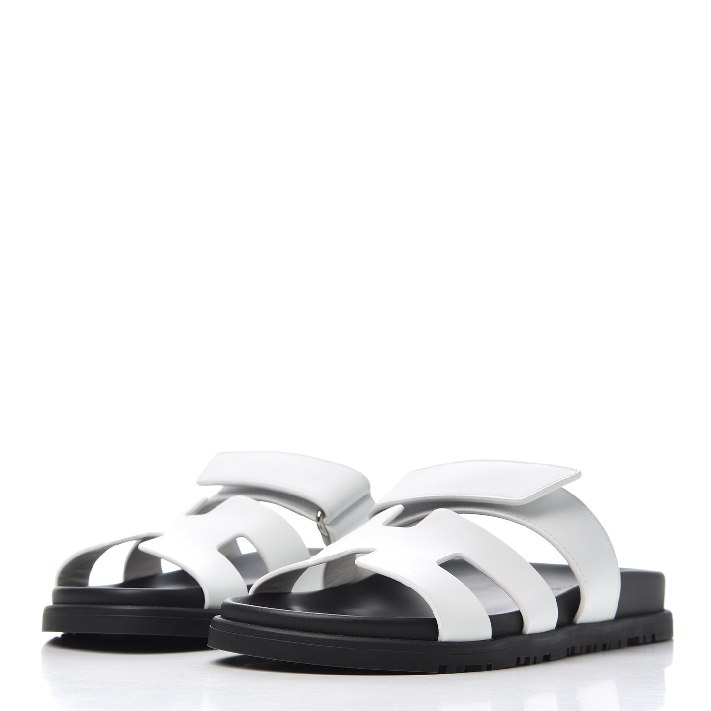 Calfskin Womens Chypre Sandals 36 White