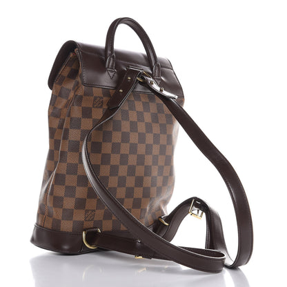 Louis Vuitton Damier Ebene Soho Backpack 3 of 13