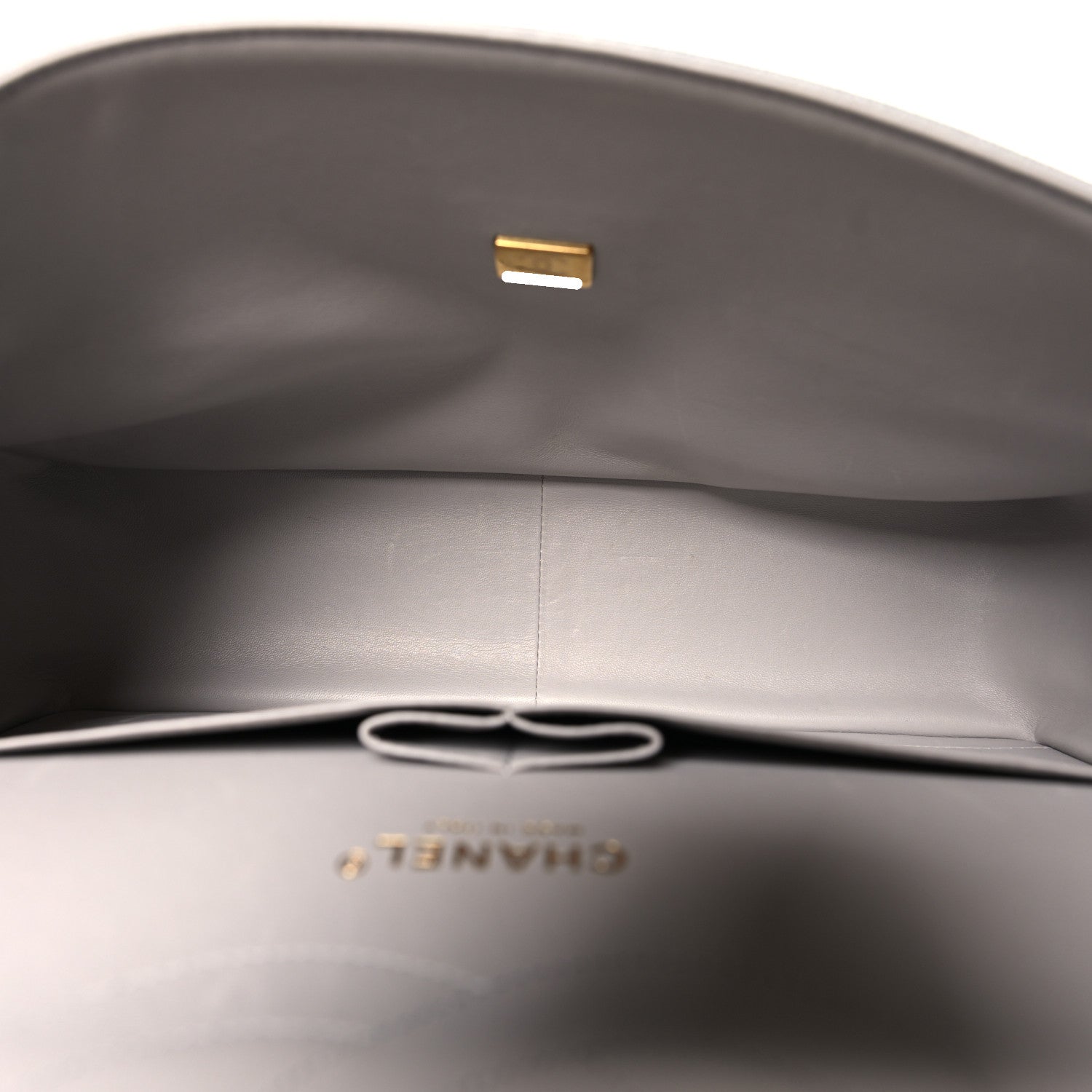 Chanel Caviar Quilted Jumbo Double Flap Grey 5 of 11