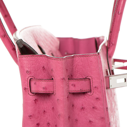 Hermes Ostrich HAC Birkin 32 Fuchsia 24 of 28