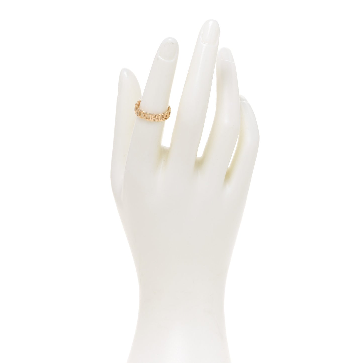 18K Yellow Gold L'Aveugle Par Amour Ring 52 6
