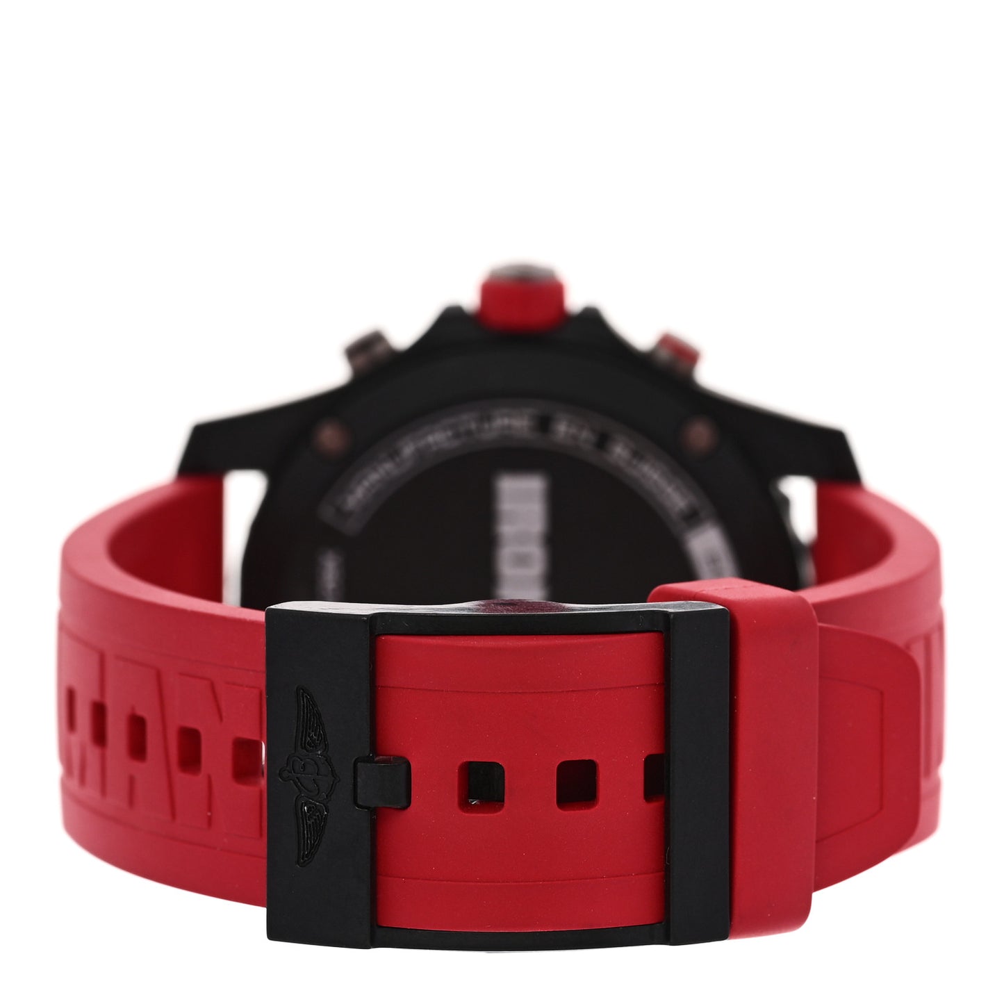 Breitlight Rubber 44mm Endurance Pro Ironman Chronograph Quartz Watch Red X82310