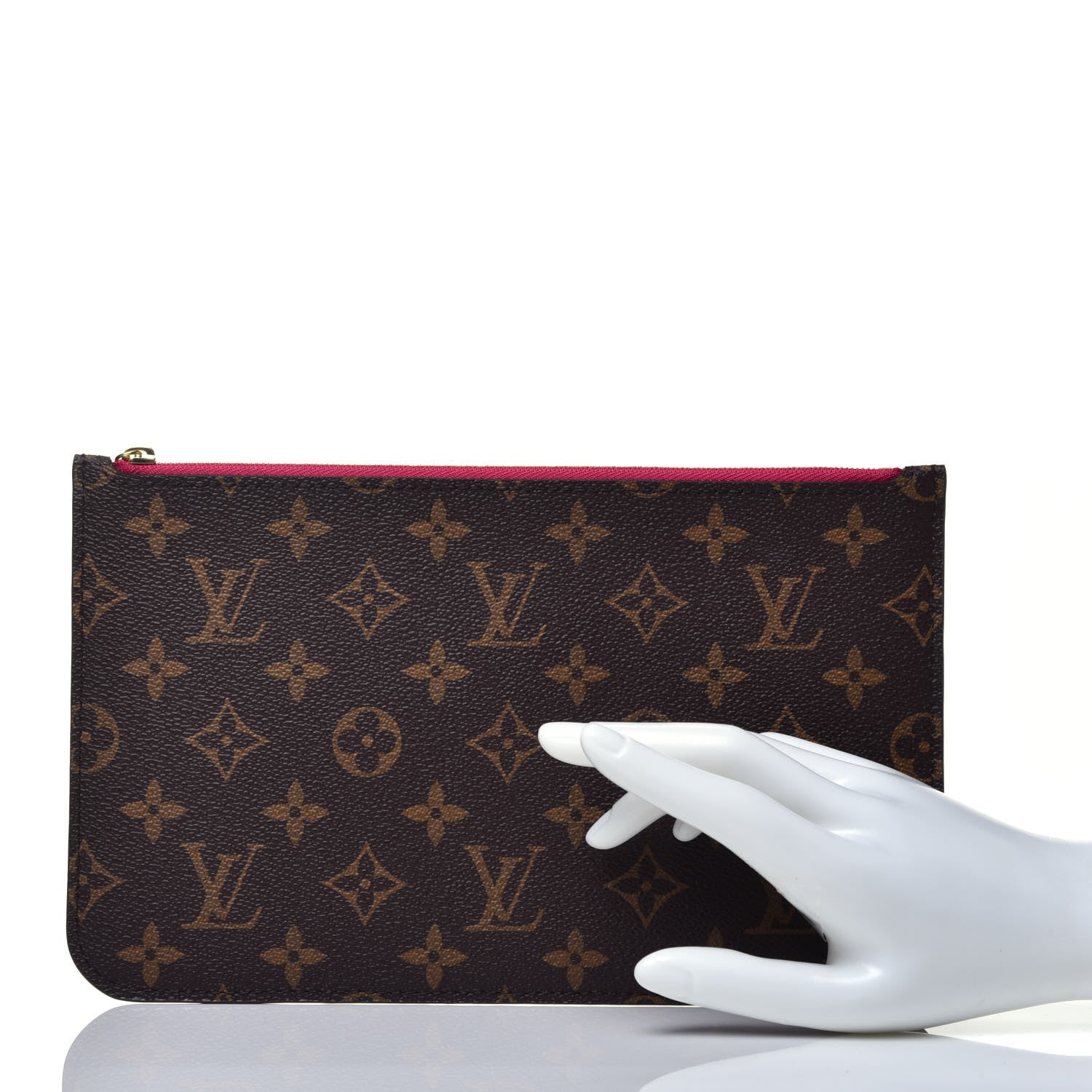 Louis Vuitton Monogram Neverfull MM GM Pochette Pivoine 2 of 7