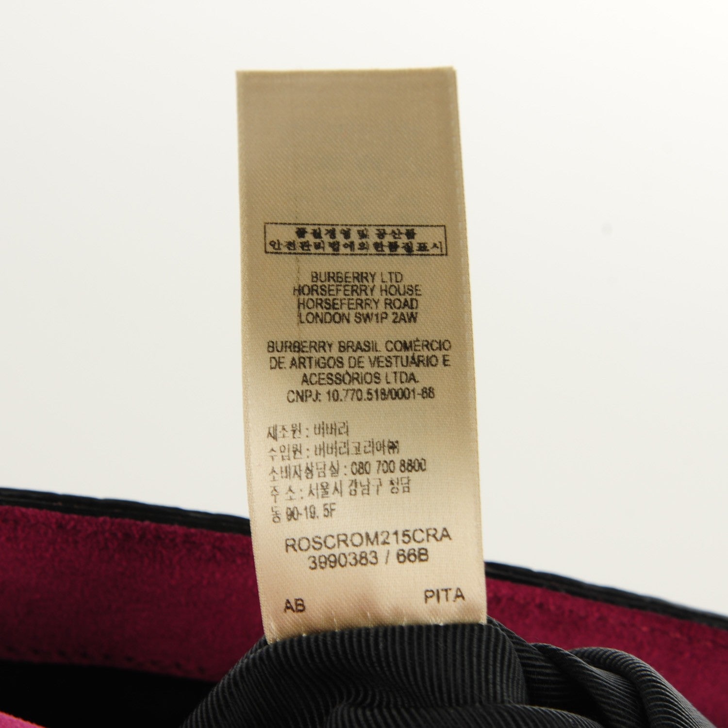 Burberry Signature Grain Medium Mildenhall Crossbody Bag Dark Plum 10 of 10