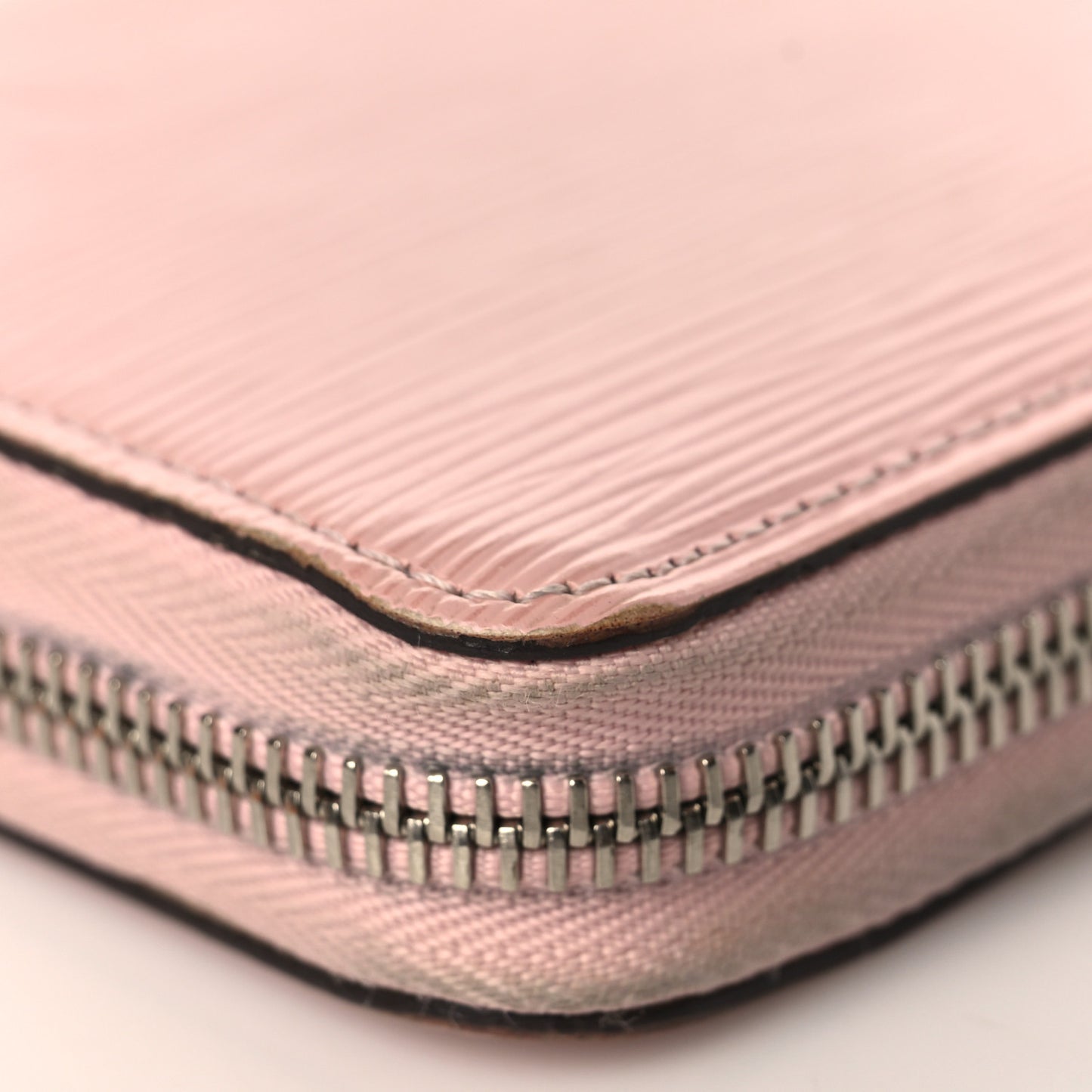 Epi Zippy Wallet Rose Ballerine