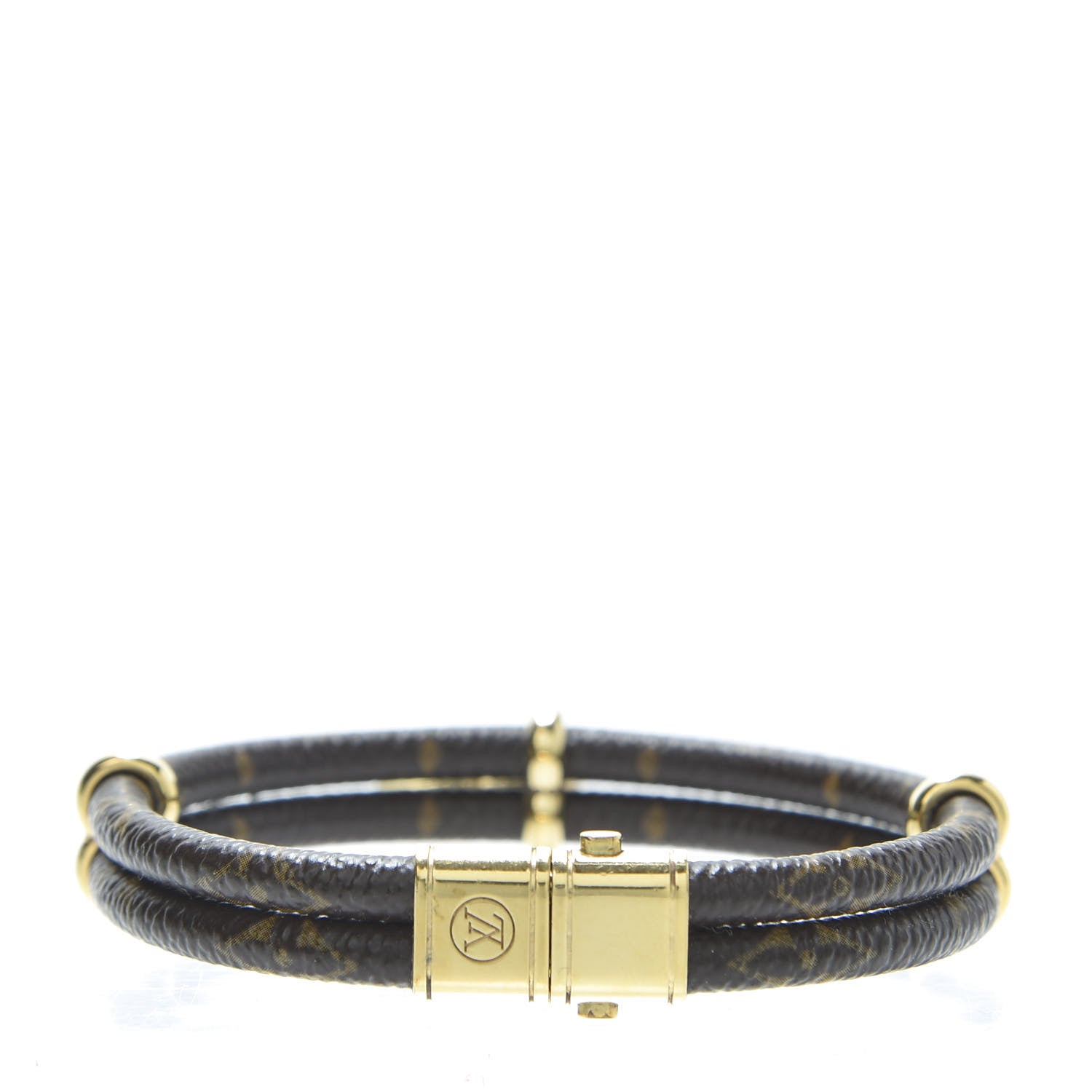 Louis Vuitton Monogram Keep It Twice Bracelet 19 2 of 5