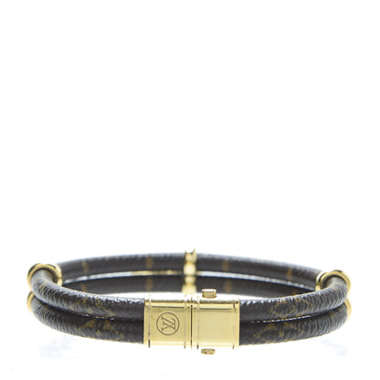 Louis Vuitton Monogram Keep It Twice Bracelet 19 2 of 5