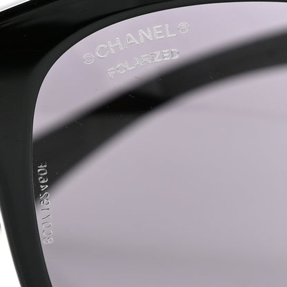 Chanel Acetate Pantos Logo Polarized Sunglasses 5458 Black 6 of 8