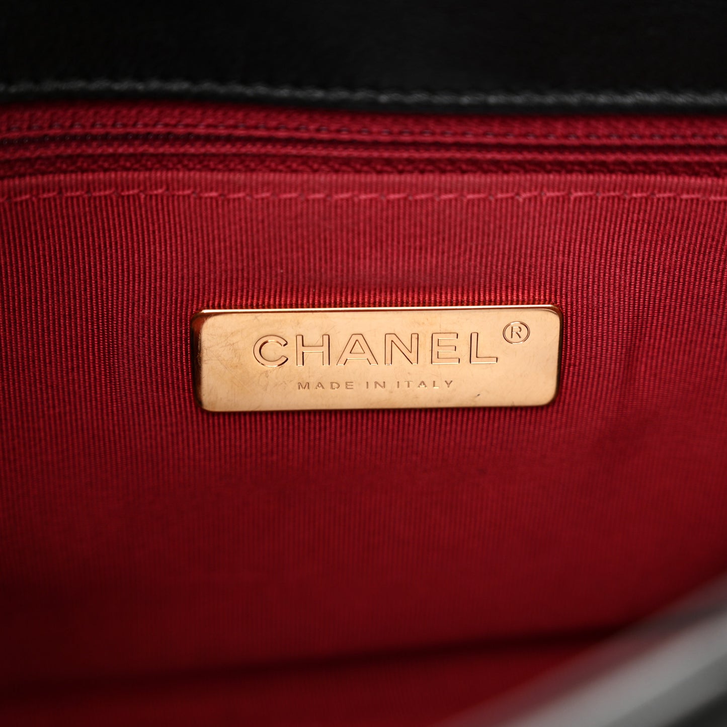 Goatskin Quilted Medium Chanel 19 Flap Black