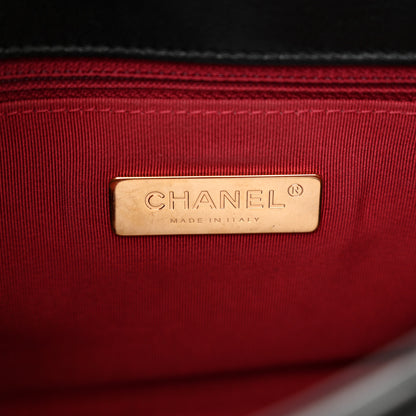 Chanel Goatskin Quilted Medium Chanel 19 Flap Black 6 of 12
