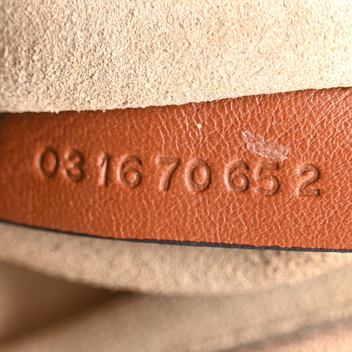 Suede Calfskin Medium Faye Shoulder Bag Tobacco