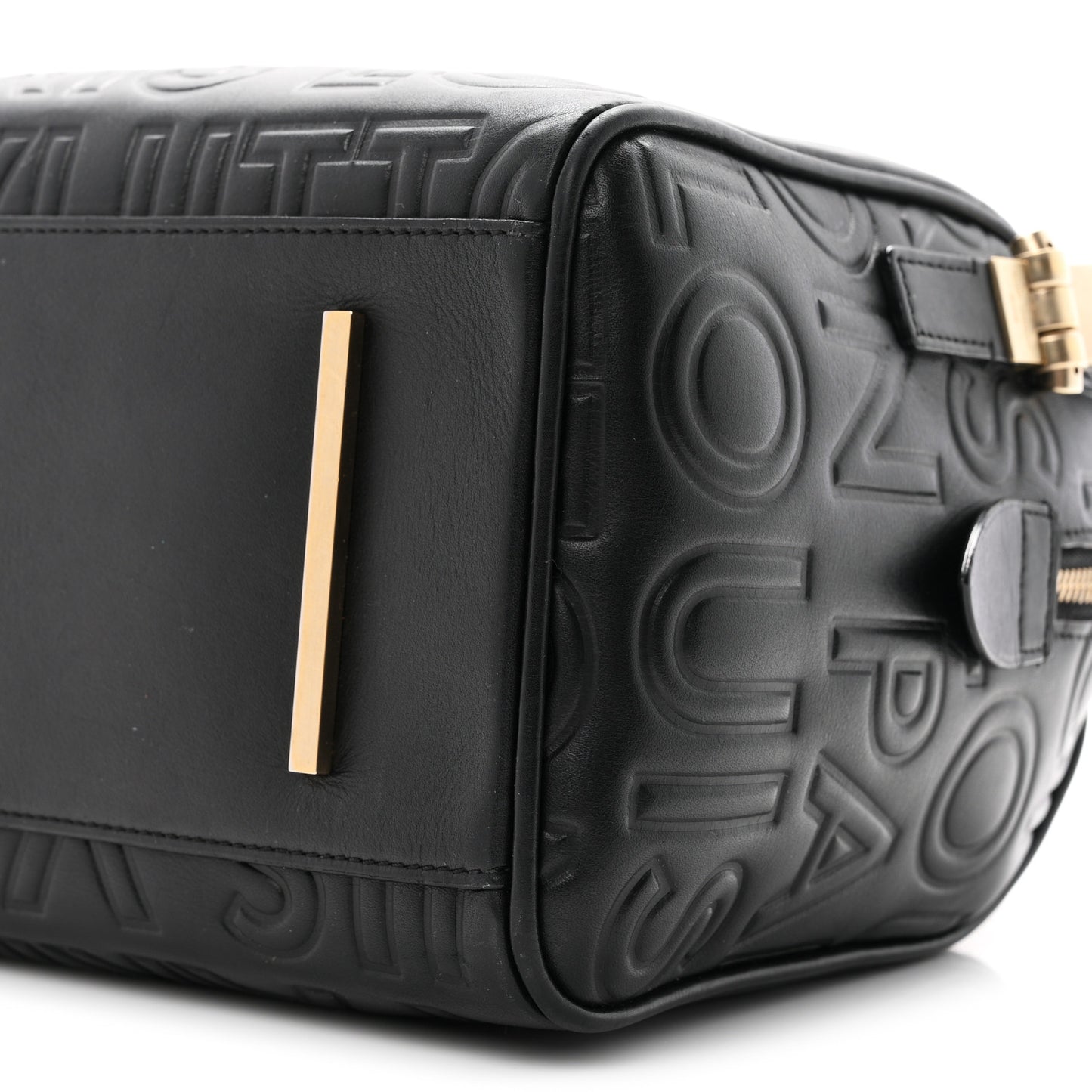 Calfskin Embossed Mini Cube Speedy Black