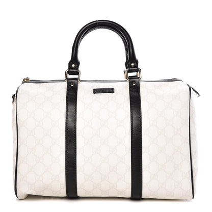 Gucci GG Plus Monogram Medium Joy Boston White Black 1 of 9