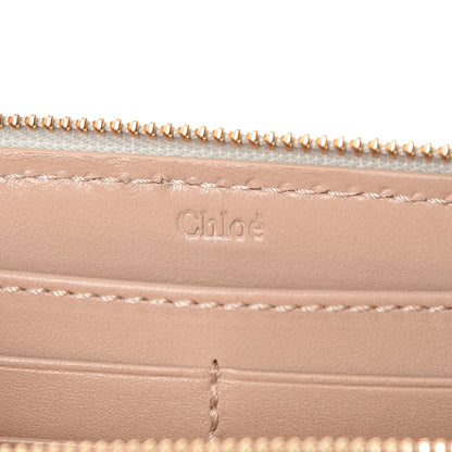 Chloe Calfskin Marcie Long Zip Around Wallet Airy Grey 6 of 9