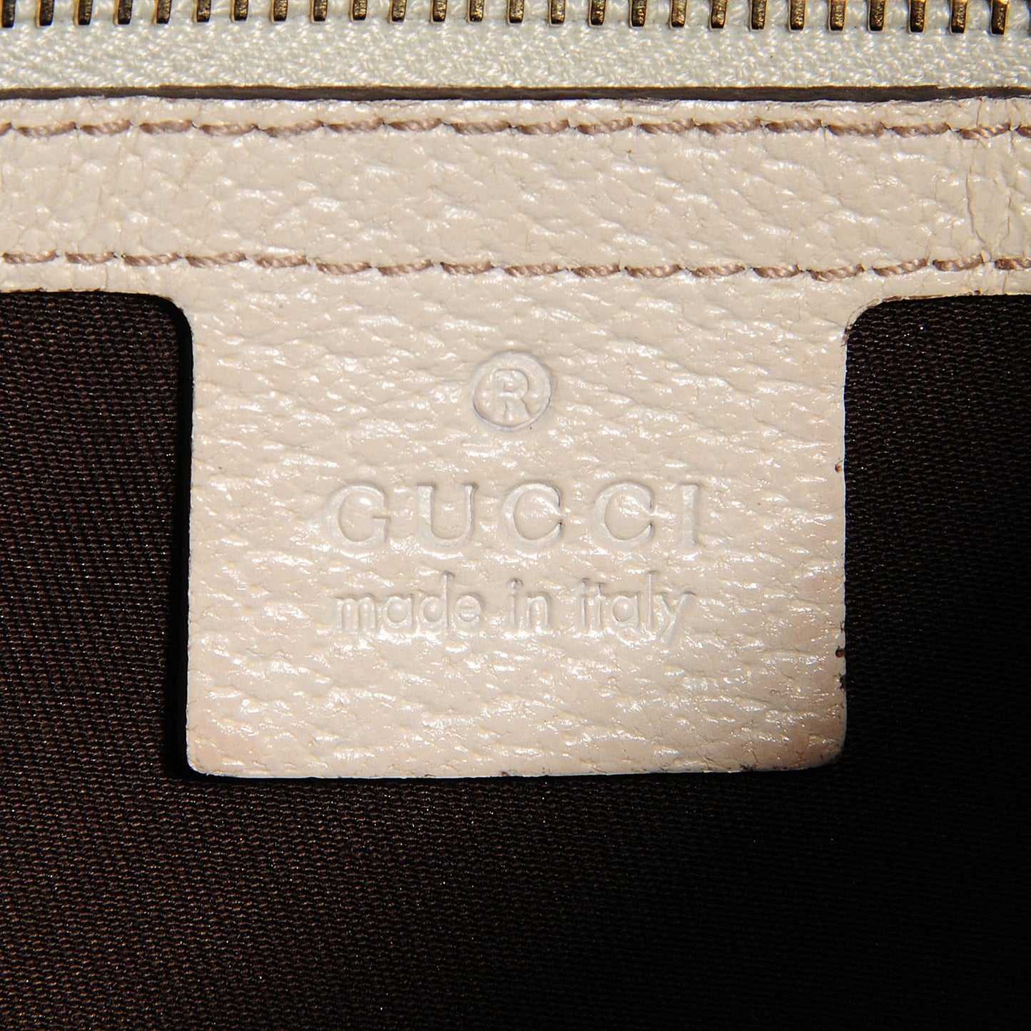 GG Monogram Medium Charmy Hobo Off White