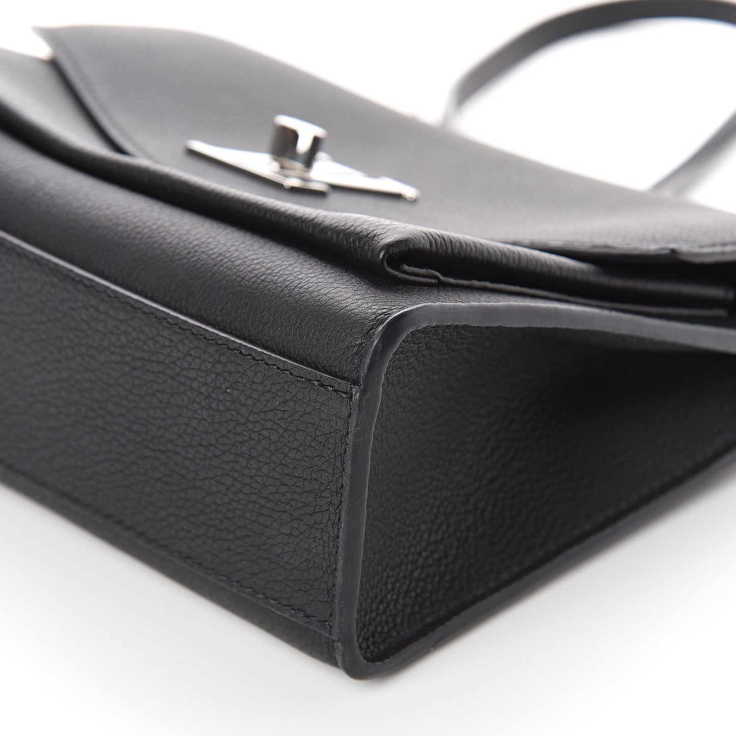 Soft Calfskin My Lockme Chain Bag BB Black