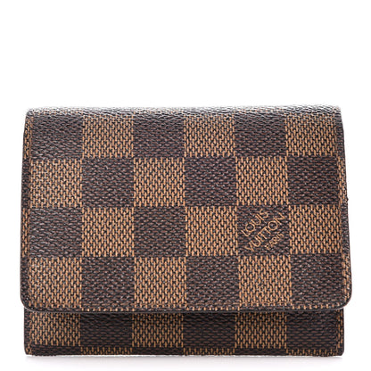 Louis Vuitton Damier Ebene Business Card Holder 1 of 8