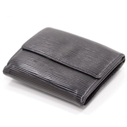 Louis Vuitton Epi Elise Wallet Black 3 of 10