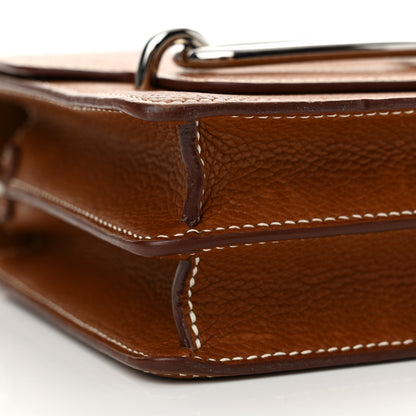 Hermes Barenia Faubourg Mini Sac Roulis Fauve 9 of 18