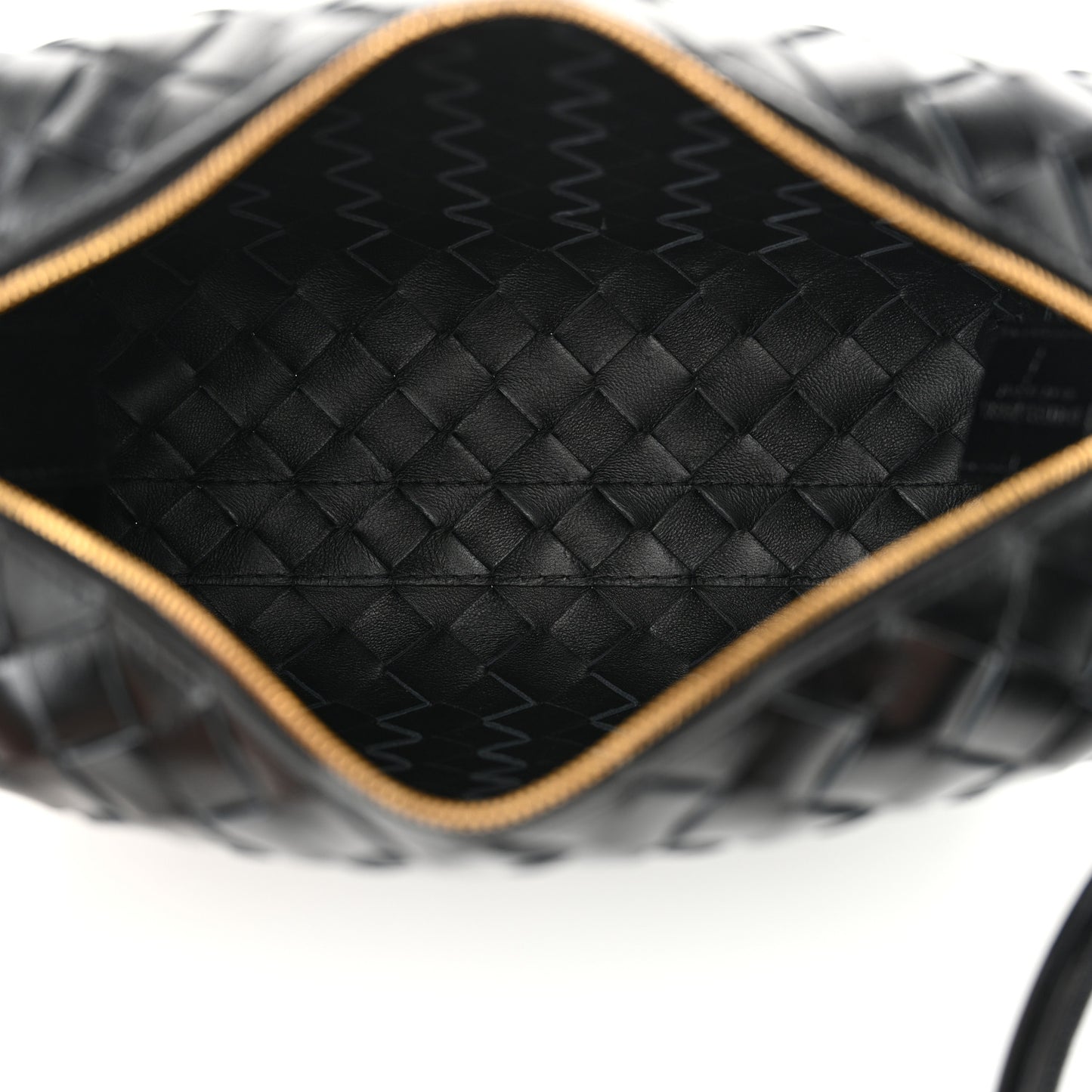 Polished Nappa Intrecciato Knot Small Loop Crossbody Bag Space