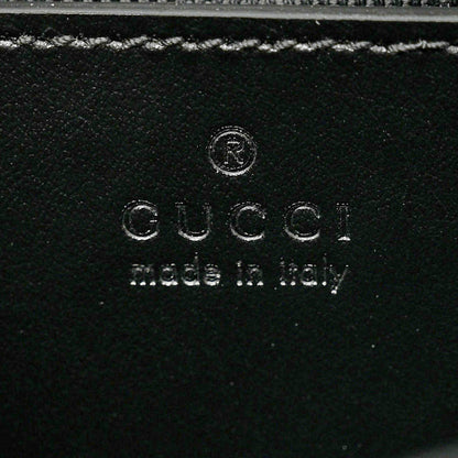 Gucci Calfskin Matelasse Monochrome Mini GG Marmont Shoulder Bag Black 5 of 10