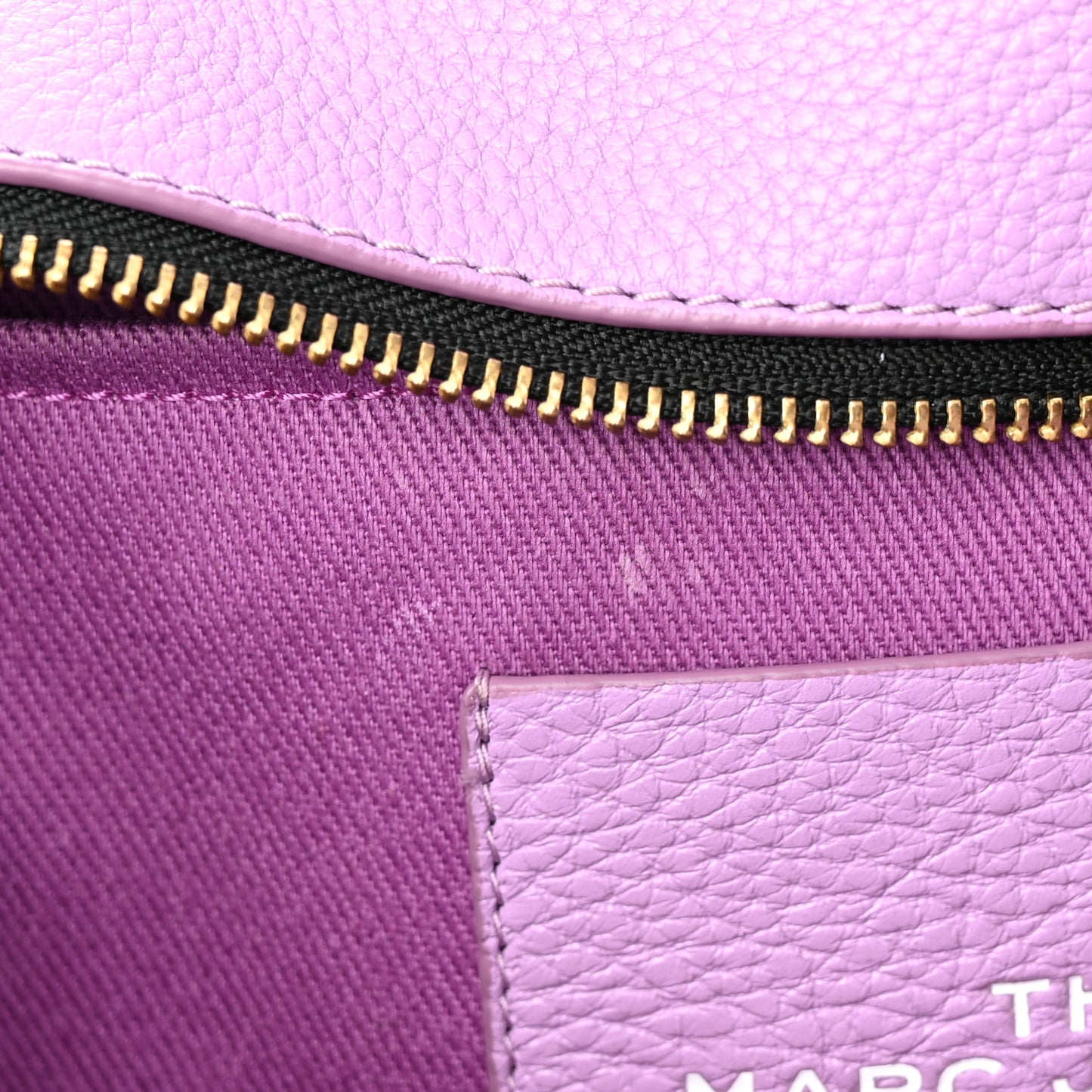 Grained Calfskin Small The Tote Bag Orchid Haze