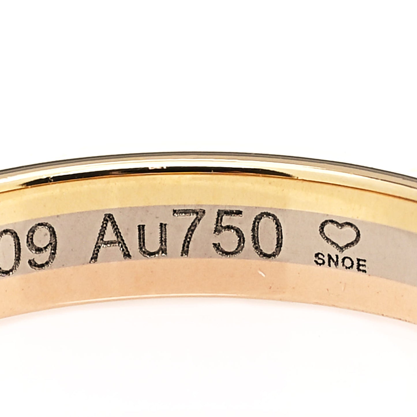 18K White Yellow Pink Gold Diamond 3.5mm Vendome Louis Cartier Wedding Band Ring 52 6