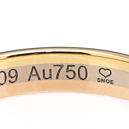 Cartier 18K White Yellow Pink Gold Diamond 3.5mm Vendome Louis Cartier Wedding Band Ring 52 6 8 of 10