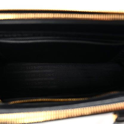Prada Saffiano Small Galleria Double Zip Tote Black 5 of 10