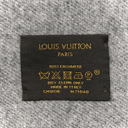 Louis Vuitton Cashmere Monogram Reykjavik Scarf Black Black 3 of 3