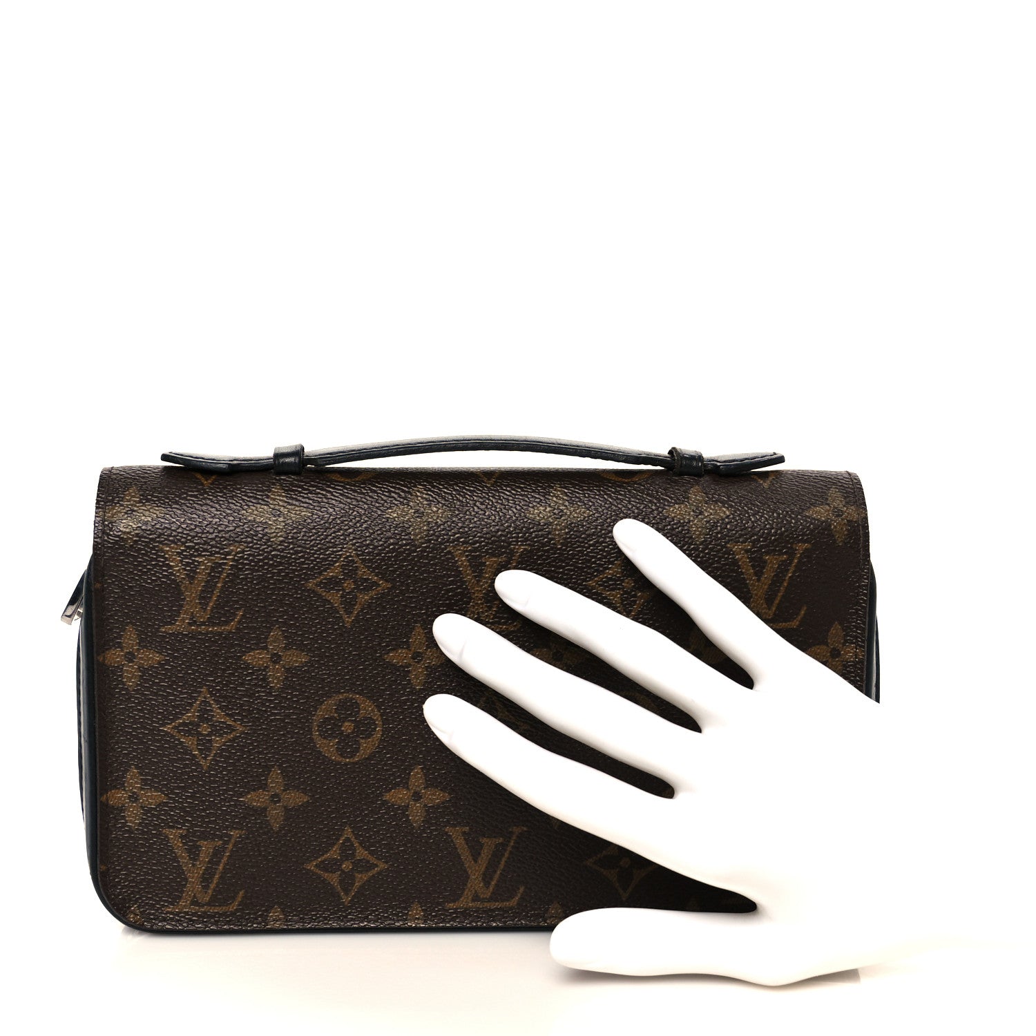 Louis Vuitton Monogram Macassar Zippy XL Wallet 2 of 8