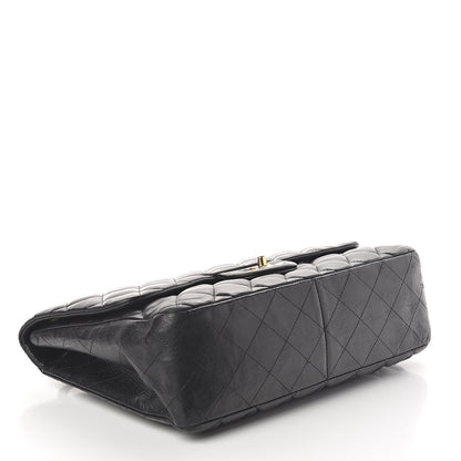 Chanel Lambskin Quilted Jumbo Single Flap Black 3 of 8