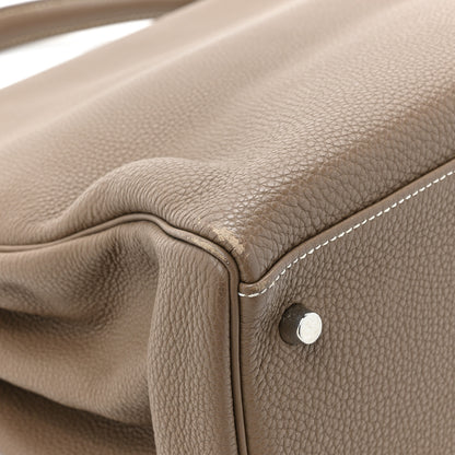 Hermes Togo Kelly Retourne 40 Etoupe 14 of 15