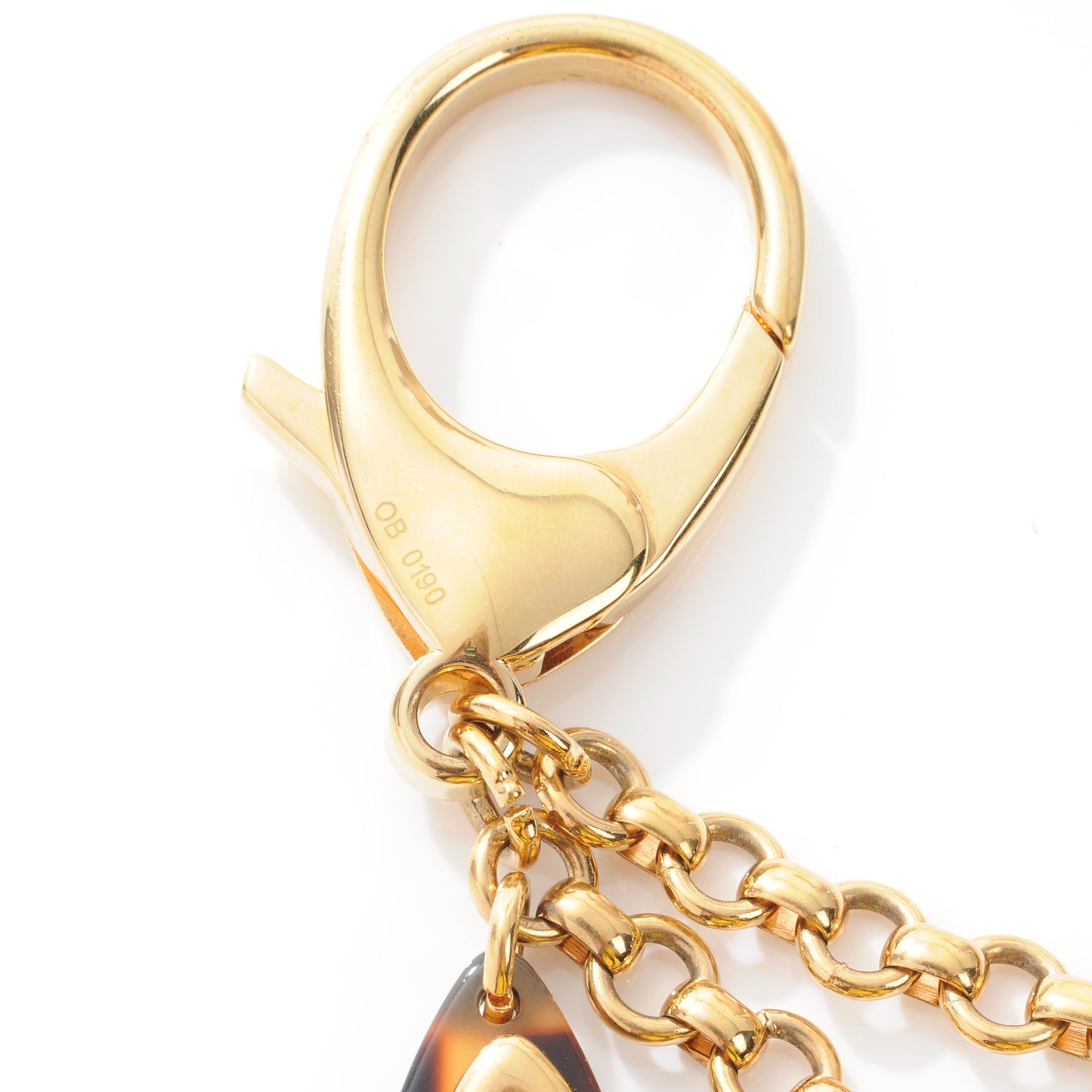 Insolence Bag Charm Ecaille