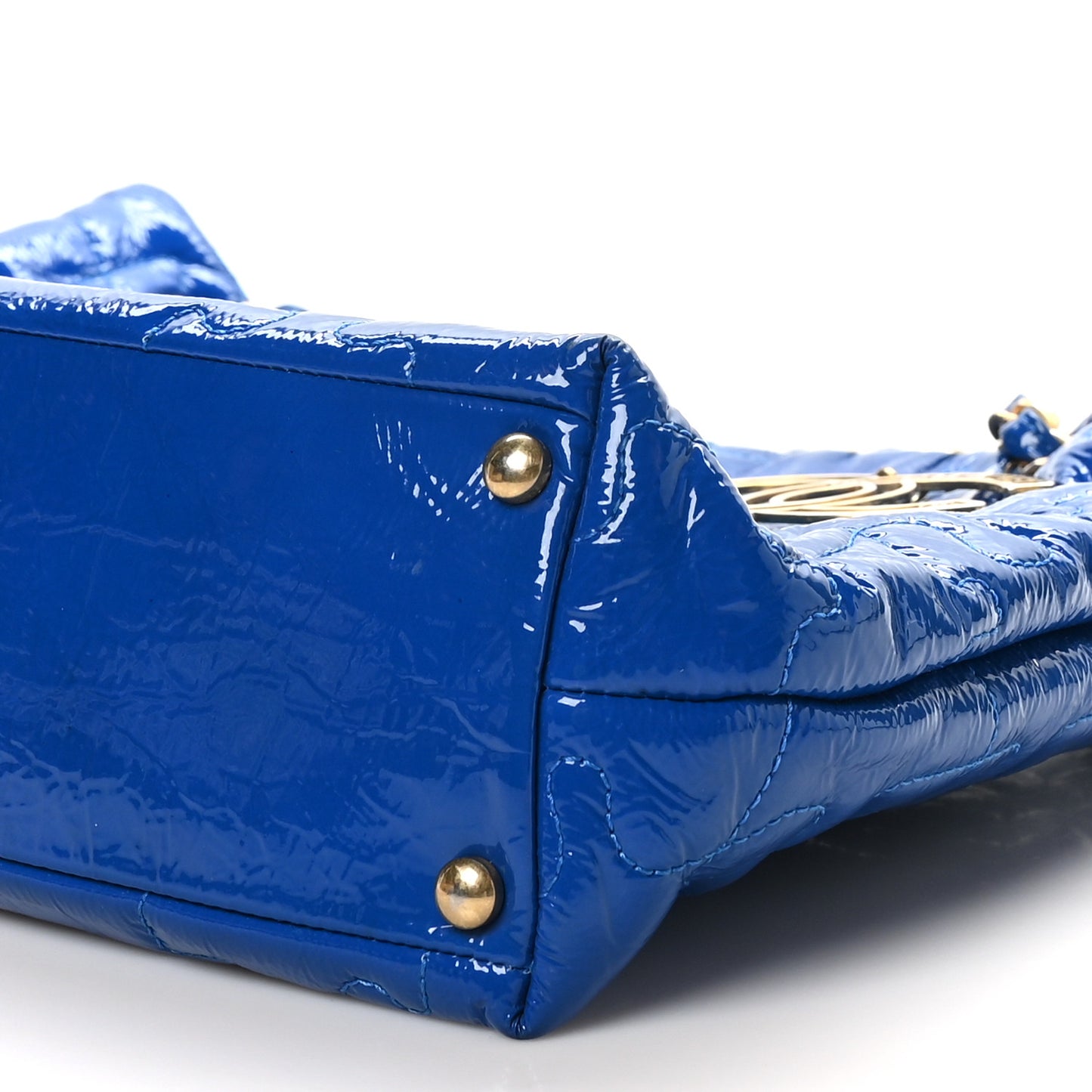 Patent Puzzle Tote Electric Blue
