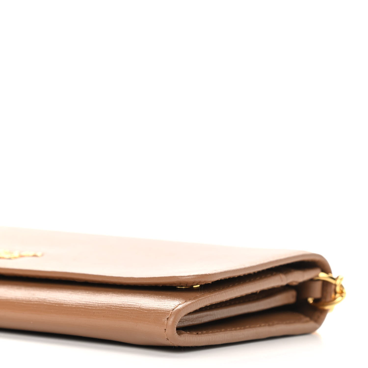Prada Vitello Move Chain Wallet Caramel 6 of 9