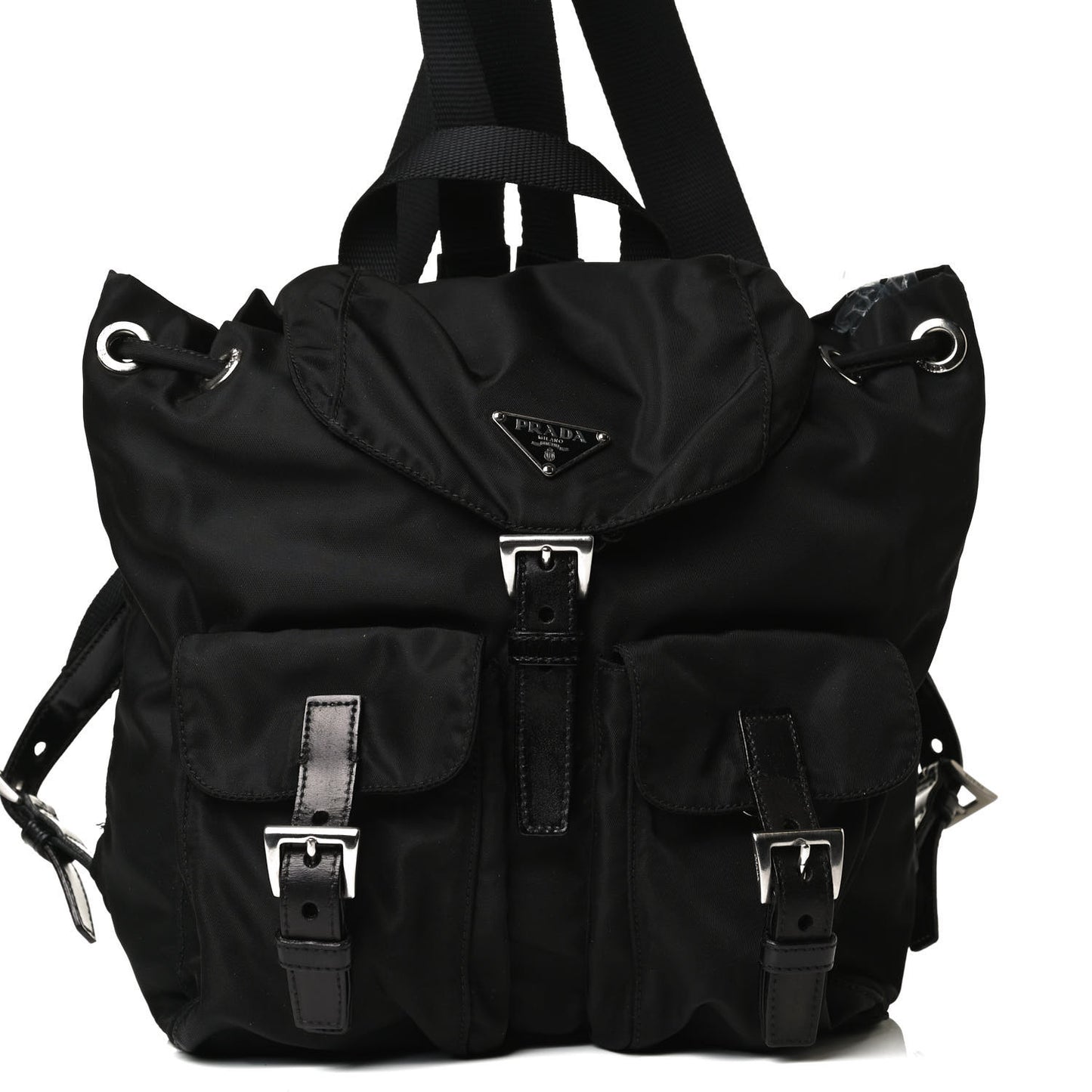Tessuto Nylon Small Backpack Black