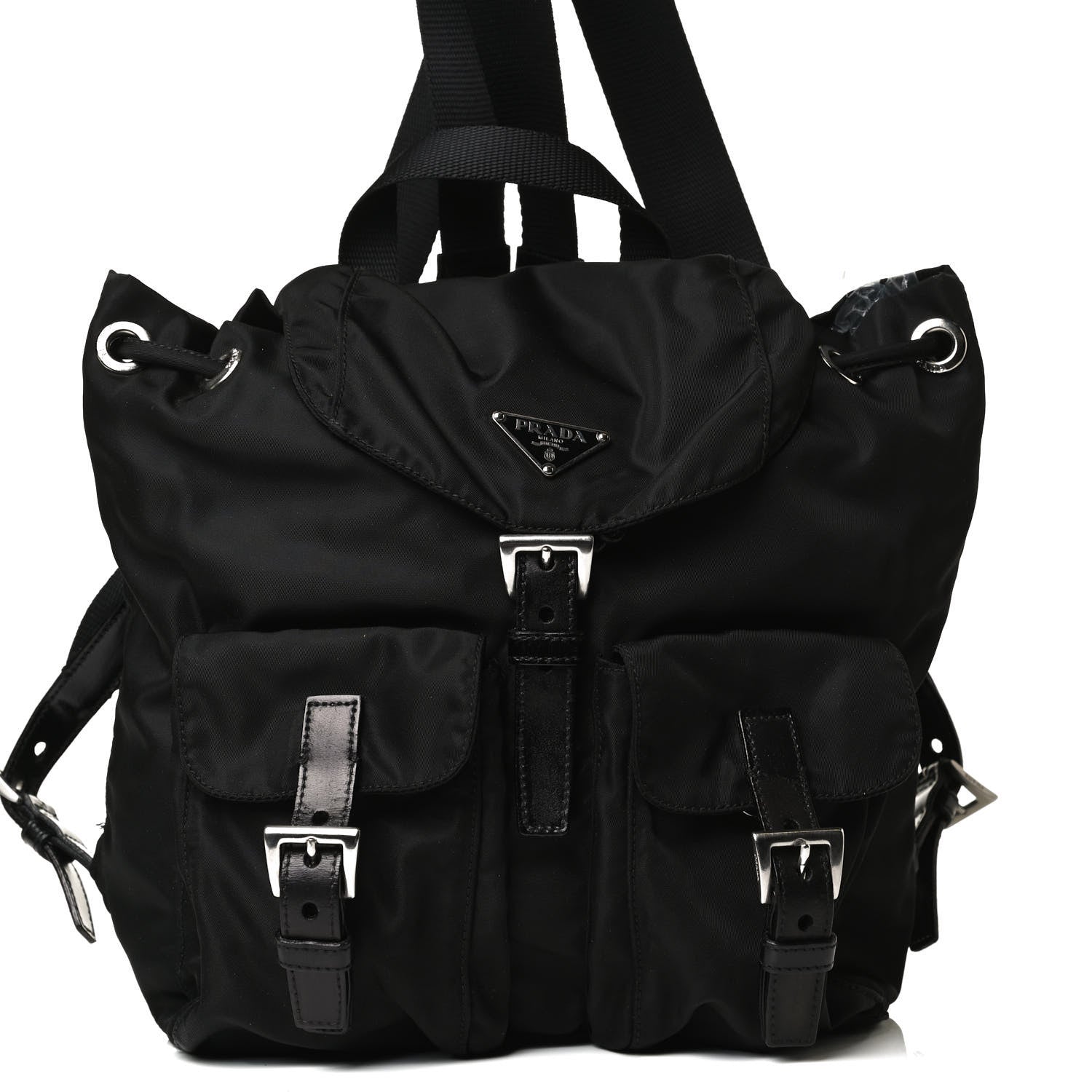Prada Tessuto Nylon Small Backpack Black 8 of 16