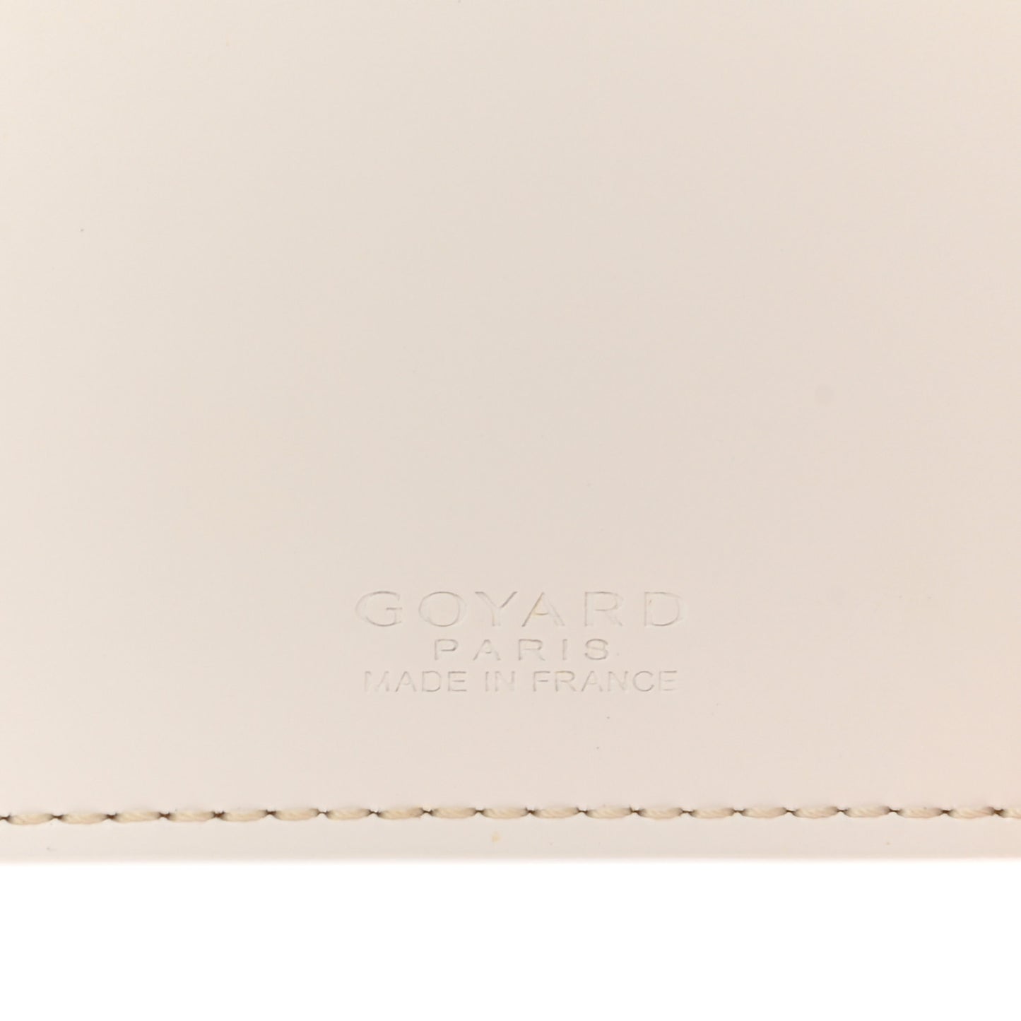 Goyardine Multi Slot Bi-Fold Wallet White