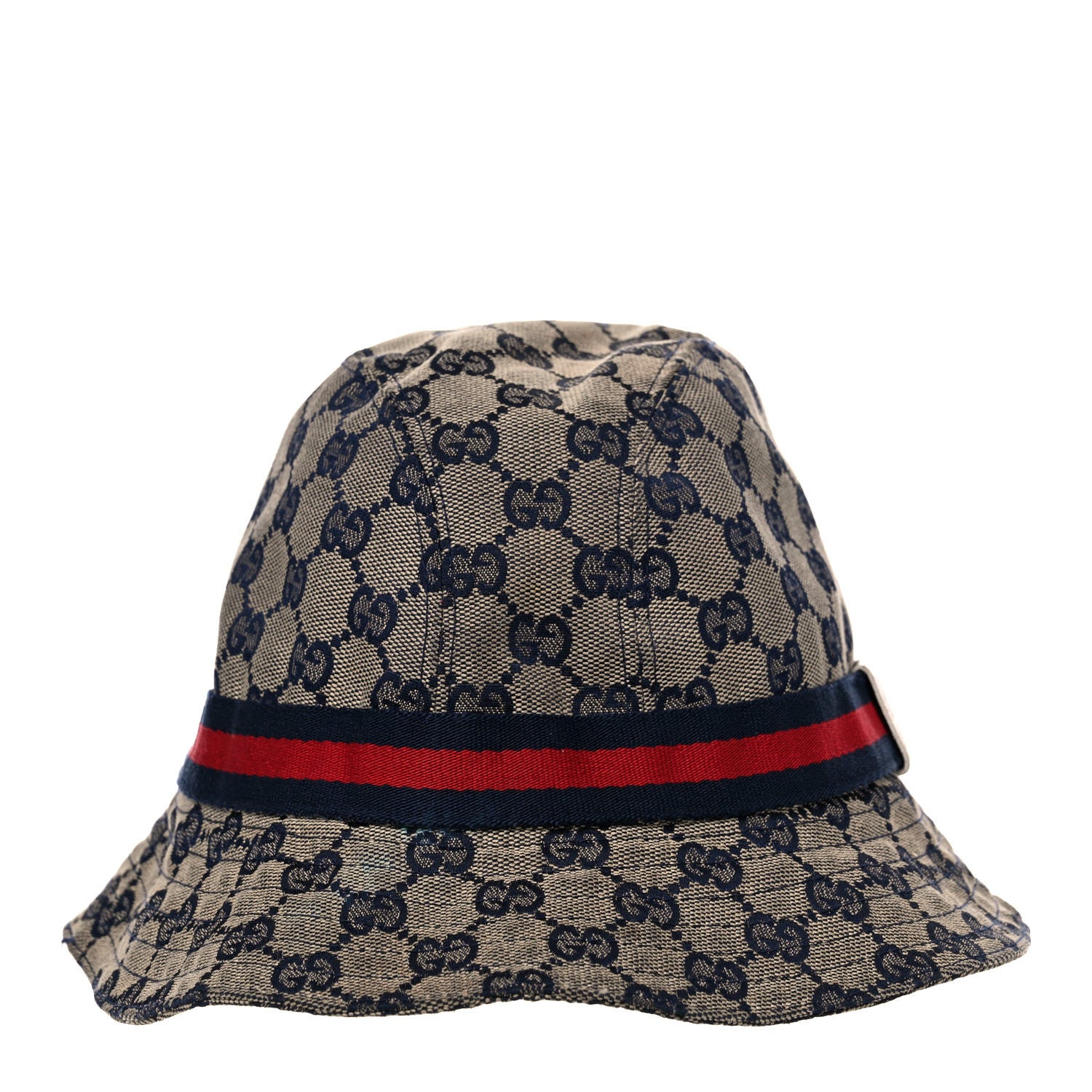 Gucci Monogram Web Bucket Hat S Blue 5 of 13