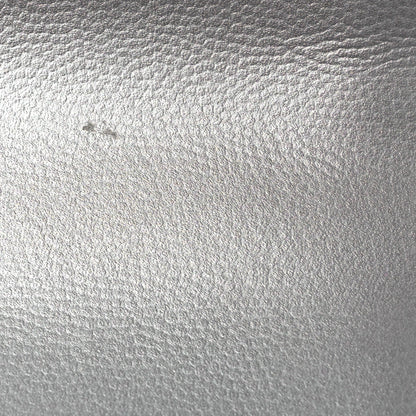 Chanel Metallic Caviar Chevron Quilted New Medium Boy Flap Silver 12 of 14