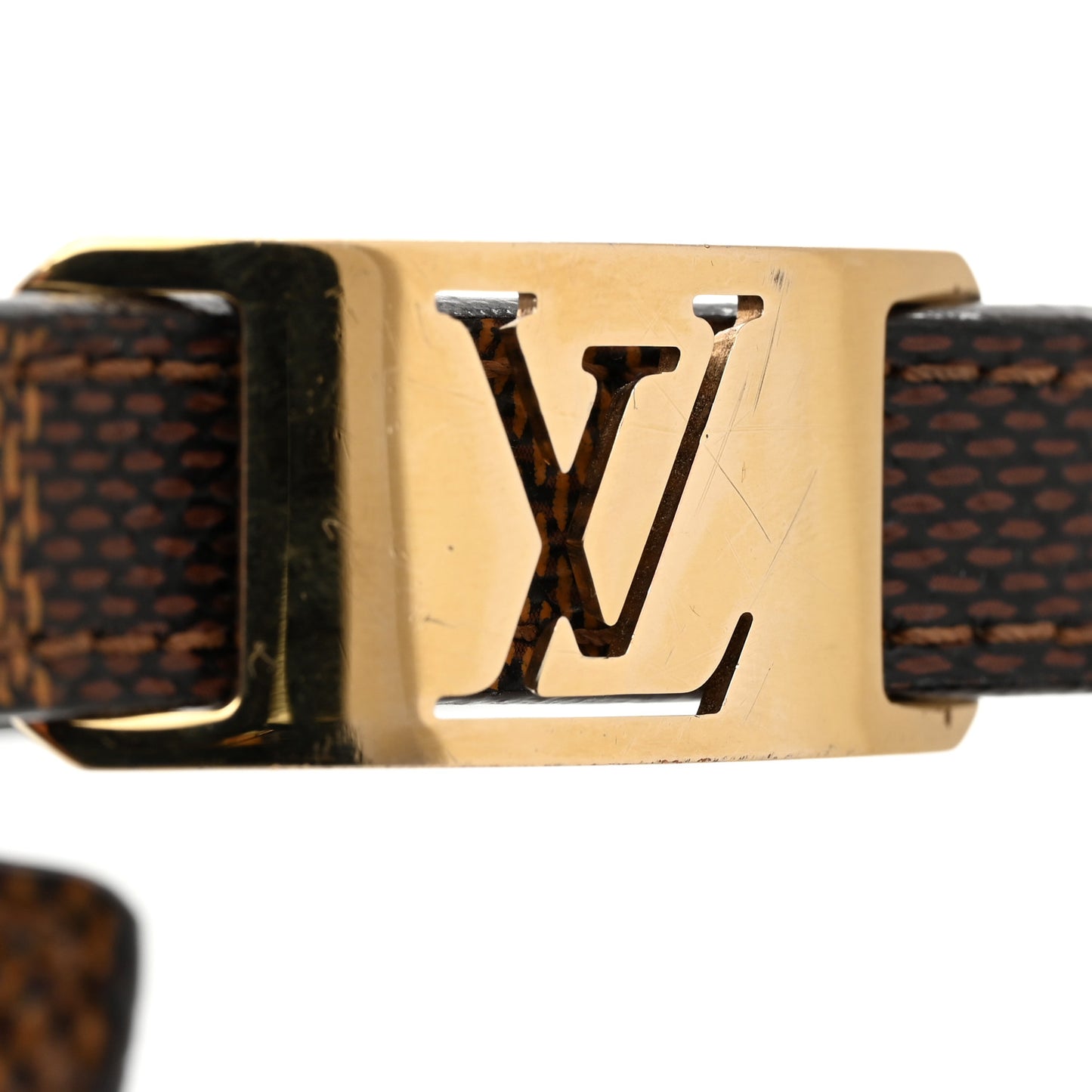 Damier Ebene Sign It Bracelet