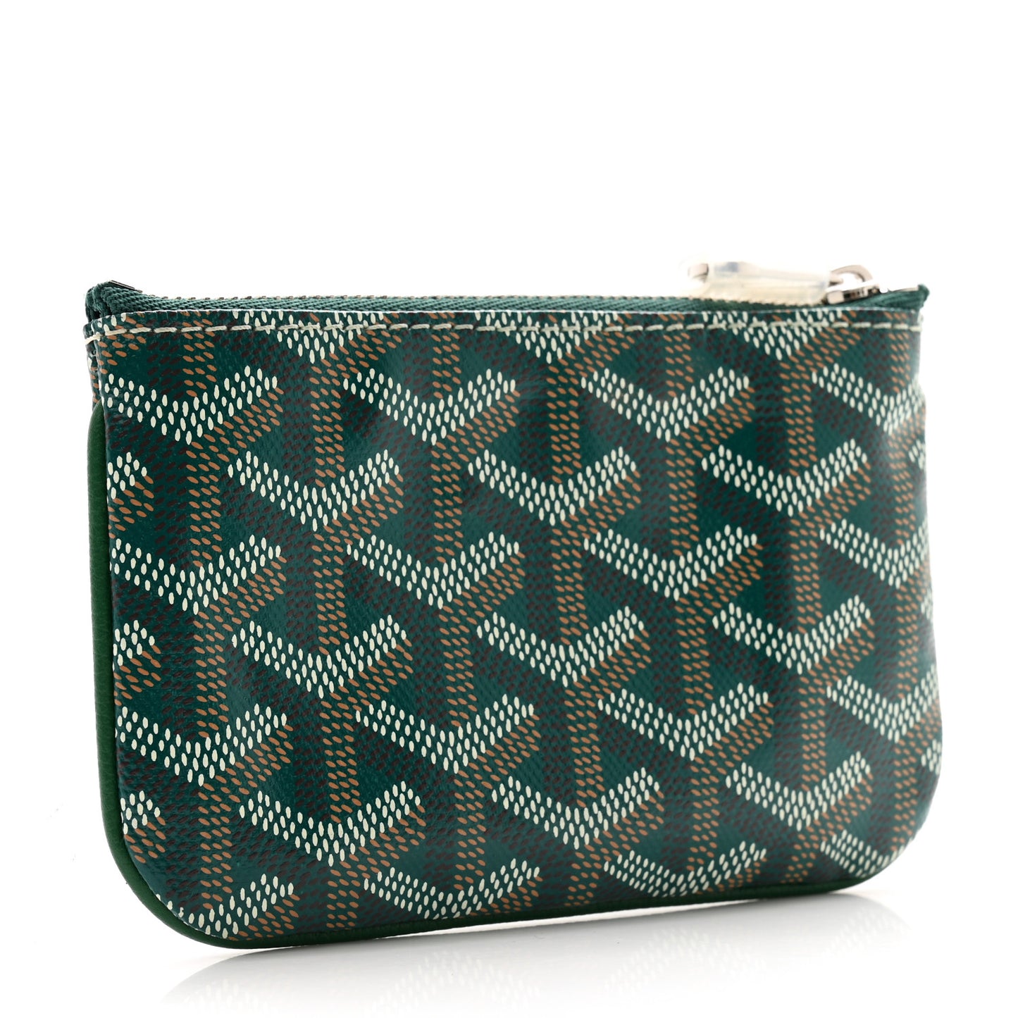 Goyardine Nano Senat Key Pouch Green