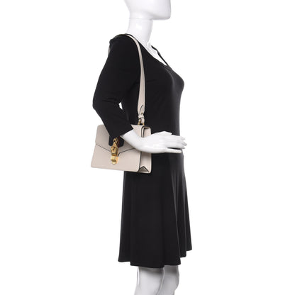 Gucci Calfskin Small Sylvie Shoulder Bag Off White 2 of 10
