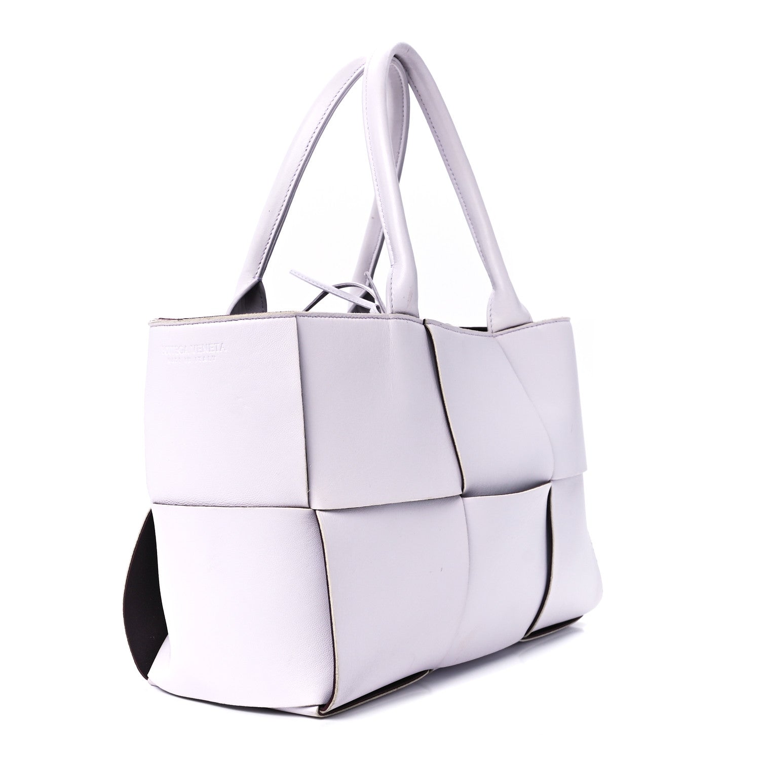 Bottega Veneta Nappa Maxi Intrecciato Small Arco Tote Mirth Washed Grape 4 of 13