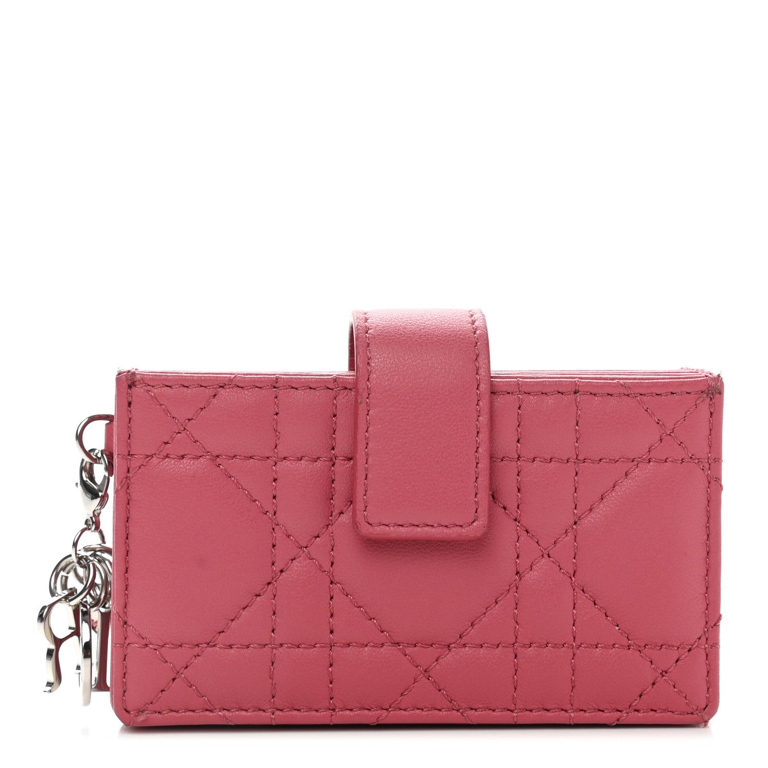 Christian Dior Lambskin Cannage Lady Dior 5-Gusset Card Holder 1 of 8