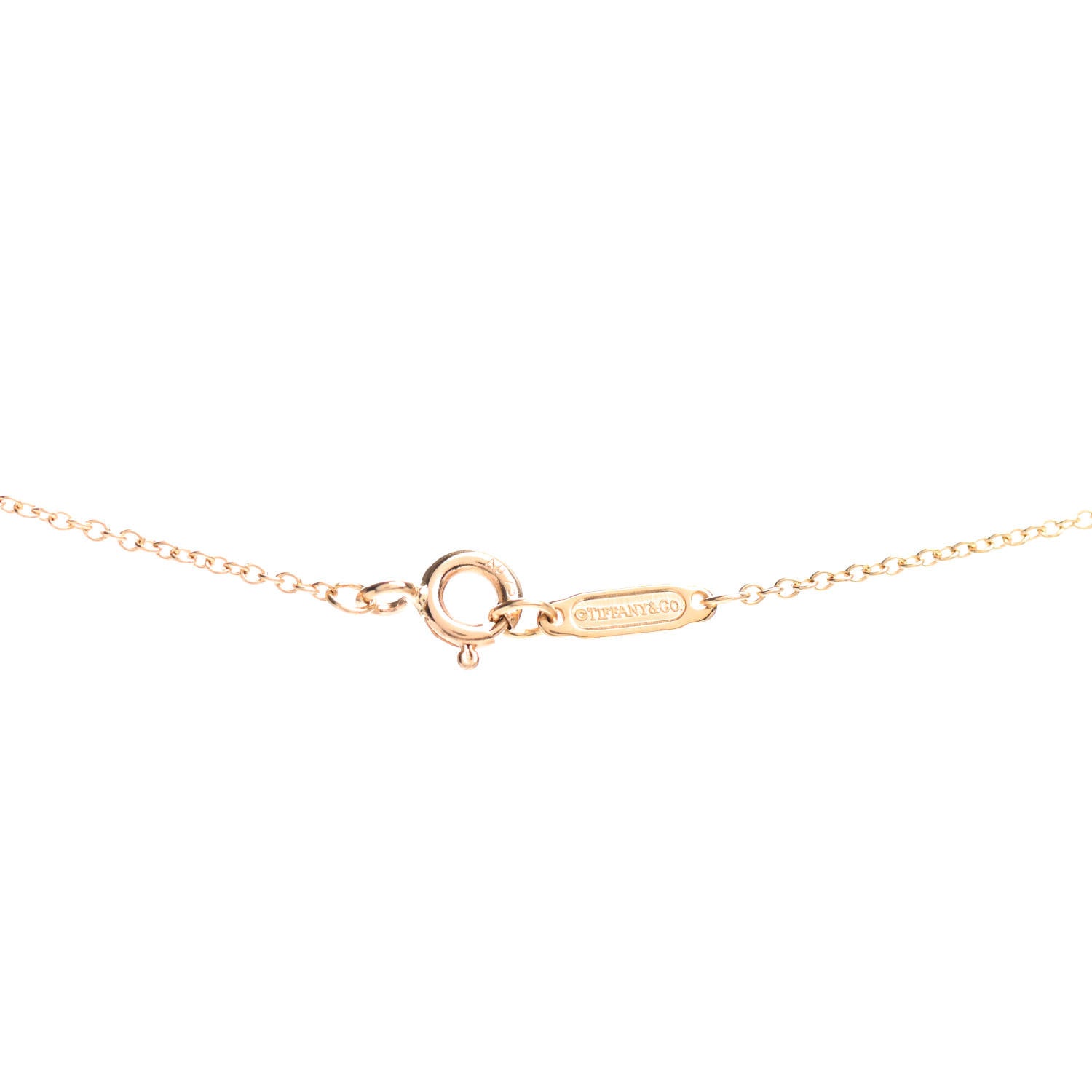 Tiffany 18K Yellow Gold Small Chain Necklace 18" 4 of 4