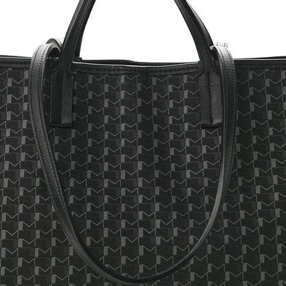 Moynat Calfskin Canvas 1920 M Monogram MM Tote Black Multicolor 7 of 9