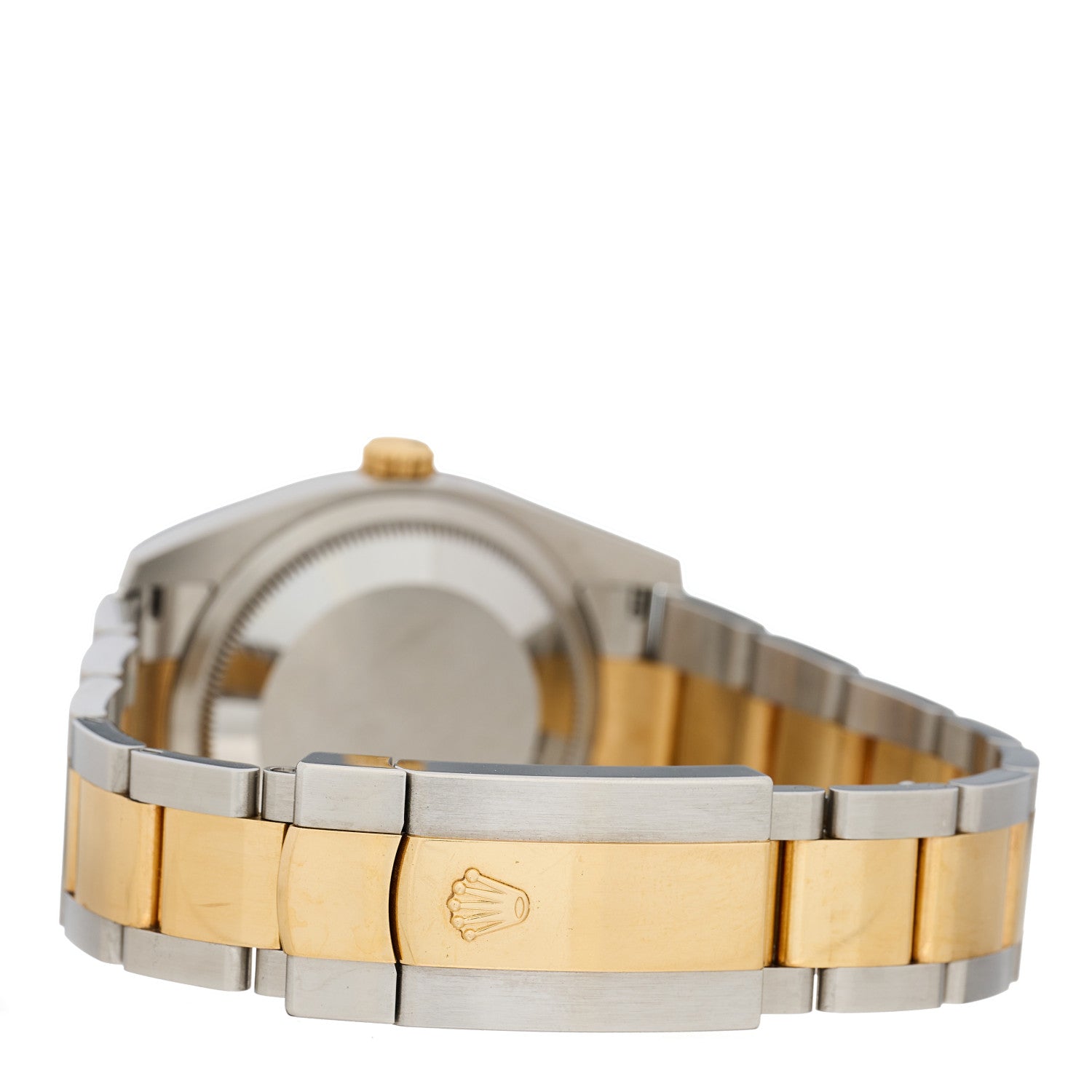 Rolex Stainless Steel 18K Yellow Gold Diamond Mother of Pearl 36mm Oyster Perpetual Datejust Watch 116233 3 of 4