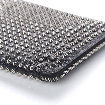 Christian Louboutin Metallic Calfskin Spiked IPad Case Black 6 of 8